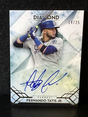 2020 Topps Diamond Icons FERNANDO TATIS JR AUTO #’d/25! Padres - Image 1 of 2
