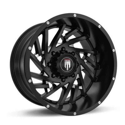Rueda 20" American Truxx Web 20x12 negra fresada 8x6,5 -44 mm para Chevy GMC Ram Foto 1 de 4