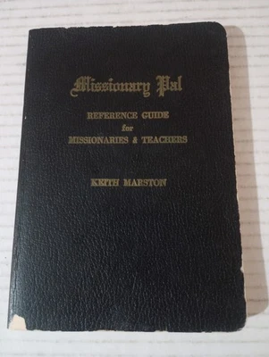 Missionary Pal Reference Guide For Missionaries & Teachers By Keith Marston LDS  - Image 1 of 4