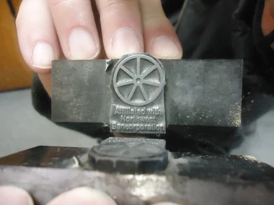 Newspaper Printing Plate -Affliated with Northwest Bancoperations! No Reserve! - Image 1 of 2