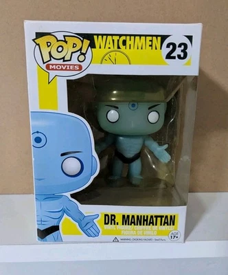 Movies Funko Pop - Dr. Manhattan #23 - Watchmen - Rare Vaulted +Protector - Image 1 of 4