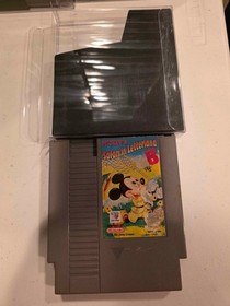Mickey's Safari in Letterland NES + Dust Sleeve + Protective Outer Case