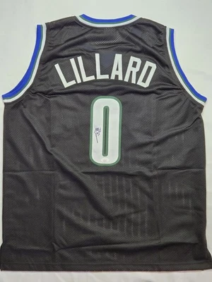 Damian Lillard Signed Milwaukee Bucks Jersey #0 JSA COA Autograph Basketball NBA - Image 1 of 4