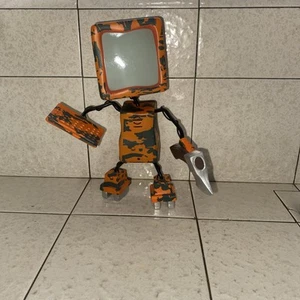 Rare! Strangeco | Dave Bradley | Mainframe Vinyl Figure 2007 Orange - Picture 1 of 6