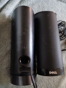 Dell 8" Black Computer Speakers – Tested & Working – Clean Sound – $15 OBO - Afbeelding 1 van 3