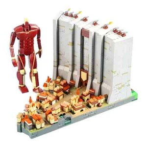 Attack on Titans ¤ Portion of City + Titan ¤ Construction 1608 Pcs ¤ NEW. - Picture 1 of 6