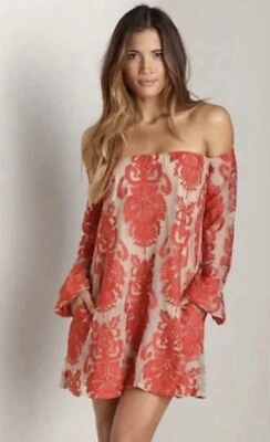 FOR LOVE AND LEMONS SAN MARCO OFF THE SHOULDER DRESS SIZE XS - Image 1 of 4