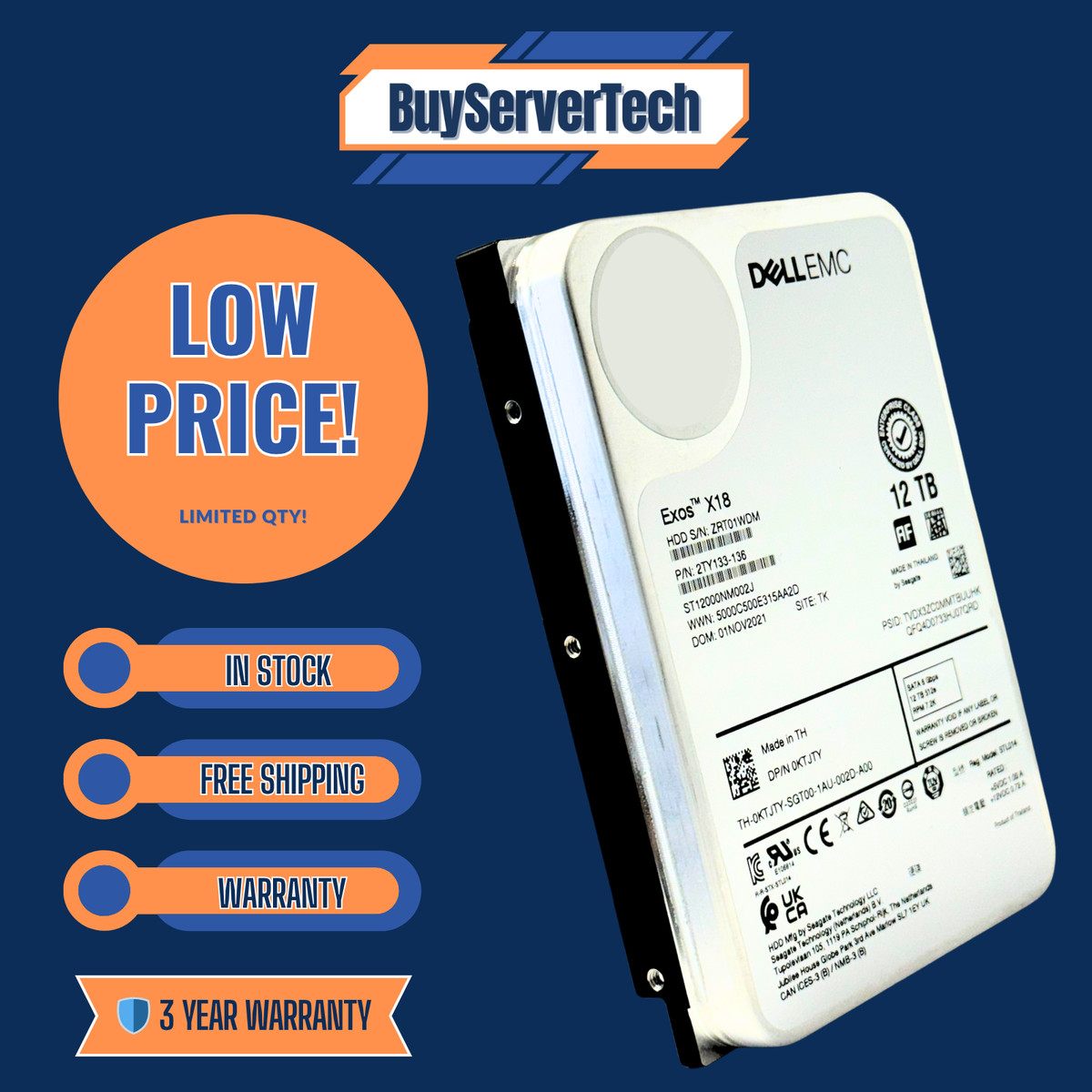 SEAGATE Enterprise SATA 12TB 中古動作確認済み① Seagate 12TB SATA III Internal Hard Disk Drives for sale - eBay