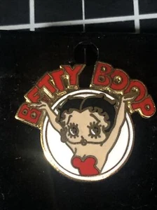 Vintage 1980er Betty Boop Emaille Revers Tac Pin KFS Hut Shirt Sammlerstück Neu aus altem Lagerbestand - Bild 1 von 4