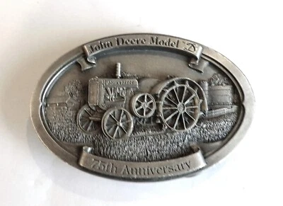Belt Buckle - John Deere Model "D", 75th Anniversary - Image 1 of 3