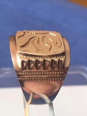 Anillo de sello para hombre EXCELENTE VINTAGE Foto 1 de 4