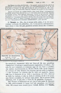 Rovine di Segesta + Rovine di Selinunte 1919 picc. mappa + guida (9 p) Marinella - Picture 1 of 3