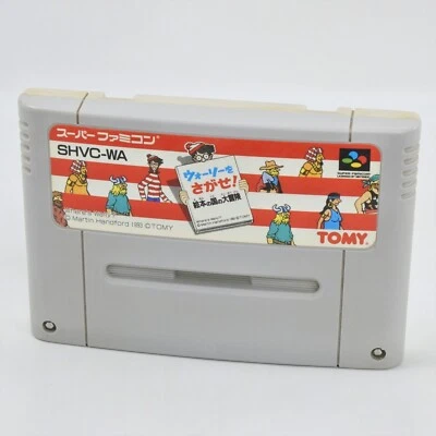 Super Famicom WHERE'S WALLY Cartridge Only Nintendo sfc - Image 1 of 2