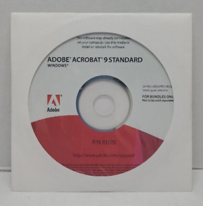 Adobe Acrobat 9 Standard CD