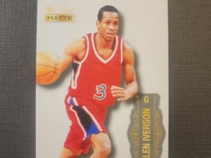 Allen Iverson 2022-23 Wild Card Matte White #MB-4 HOF MINT
