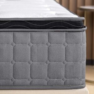 12" King Mattress , Pressure Relief Motion Isolation Cooling Sleep Bed in a Box
