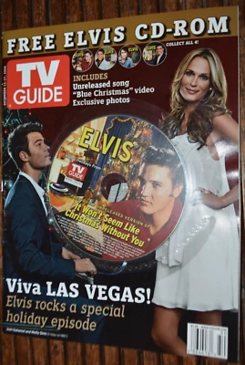 Elvis Presley TV Guide December 11-17, 2006 with New Elvis Presley CD-Rom      1 - Image 1 of 4