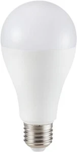 15W Frosted GLS LED Lamp, E27, Warm White - V-TAC - Picture 1 of 1