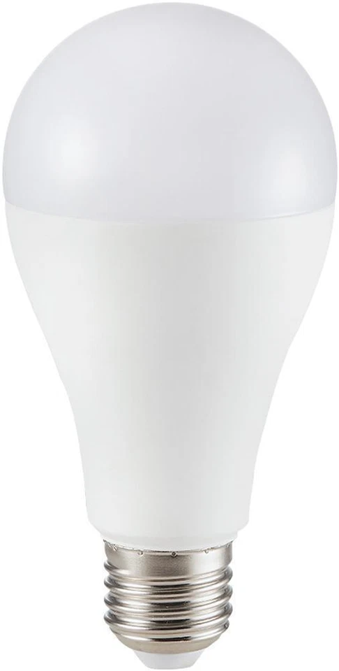 15W Frosted GLS LED Lamp, E27, Warm White - V-TAC - Image 1 of 1