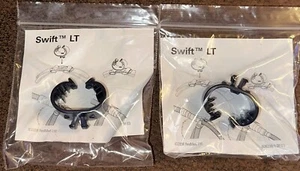 2 Packs ResMed Swift LT * HOSE CLIP * Plastic Tube Retainers (2) #608238 New - Picture 1 of 5