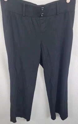 A. Byer Black Pull On Stretch Pants Size 1X Nylon, Rayon, Spandex. - Image 1 of 4