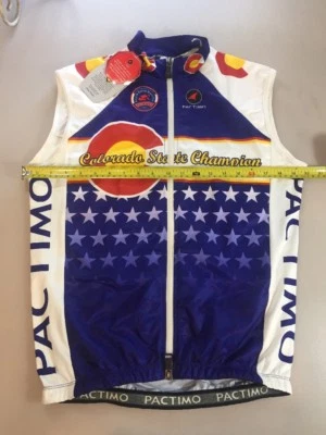 Pactimo Cycling Wind Vest Size Small S (5500-16) - Image 1 of 4