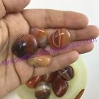 Meldedmind One (1) Banded Carnelian Agate Tumble 3 Sizes Natural Brown Crystal 0