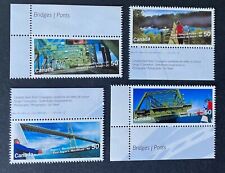 Canadian Stamps, Scott #2100-03 Canadian Bridges (2005) 4 x 50¢. XF/S Mint 