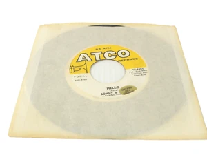 SONNY & CHER HELLO /BUT YOUR MINE*1965 ATCO 45-6381*POP/VOCALS*EX+ - Picture 1 of 3