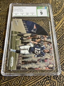 2015 Panini Prizm - Introductions #I5 Tom Brady CSG 9 New England Patriots - Picture 1 of 2