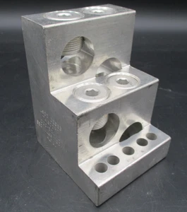 ILSCO TA1600RD 4 CONDUCTOR 500-1000 KCMIL ALUMINUM TERMINAL LUG CU/AL RATED - Picture 1 of 4