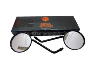 Kit De Miroir Authentique Royal Enfield Noir #597117 - Photo 1/2