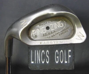 Left-Handed Ping Zing Black Dot Pitching Wedge Senior Steel Shaft Ping Grip - Picture 1 of 4