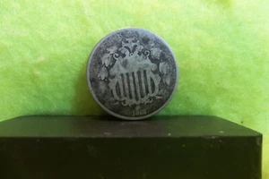 1868 SHIELD NICKEL VERY NICE COIN - Bild 1 von 2