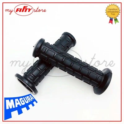 Coppia manopole 22/24 mm manubrio Magura MOTO GUZZI V35 1978 1992 replica MA01