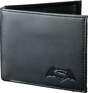 Batman Superman Dawn of Justice Movie Logo Embossed Wallet Official Merchandise - Picture 1 of 2