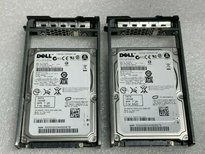 LOT OF 2 - Dell 0U007F 160GB 7.2K 16MB SATA II 2.5'' MHZ2160BK G2 HDD w/ Tray - Picture 1 of 8