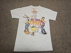 Used Vintage 1990’s Looney Tunes Bugs Bunny Tweety T-Shirt, Size S/M NWT - Picture 1 of 7