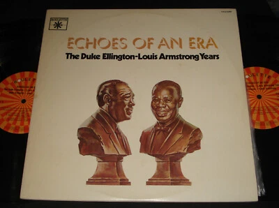 DUKE ELLINGTON - LOUIS ARMSTRONG YEARS ROULETTE JAZZ 2LP set - Image 1 of 3