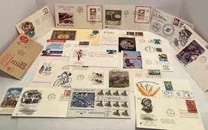 Stamps First Day Issue Covers United States Australia South Africa 1964-96 Lot 1 - Picture 1 of 12