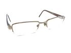 Prada VPR 60H 7BP-1O1 Brown Bronze Half Rim Eyeglasses Frames 51-18 135 Italy