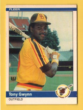 1984 Fleer #301 Tony Gwynn San Diego Padres - EX EX/MT
