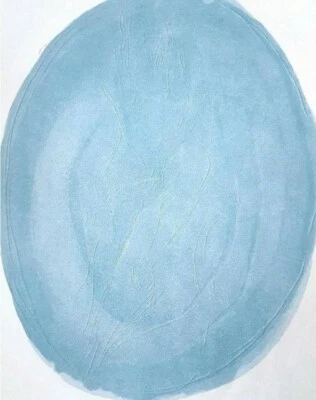 Litografía original firmada 1967 por Lucio Fontana Nudo Azzurro sello ciego 2RC #3/170 Foto 1 de 4