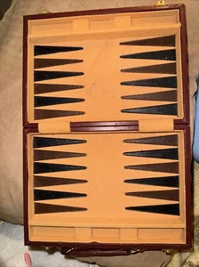 Vintage Backgammon Suitcase 10.5 x 7.5 x 2 inch AS IS - Picture 1 of 6