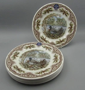 Royal Stafford China England HOMELAND Woodland Ducks Dinner Plates - 6 - Picture 1 of 3