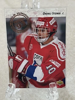 ONDREI STEINER--ROOKIE--1992-93 UPPER DECK--TEAM CZECH--FREE SHIPPING - Image 1 of 2