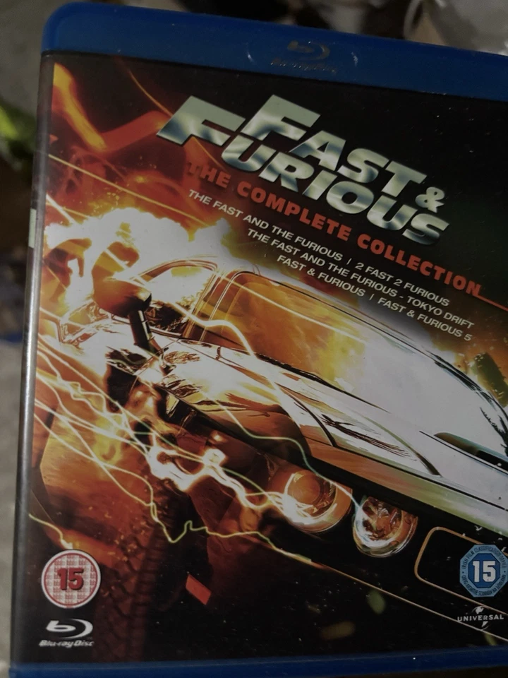 Brand New Fast & Furious: The Complete Collection Blu Ray UK IMPORT Foto 1 de 1