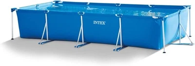 Intex Rechteckiger Frame Pool - Aufstellpool - Blau, 450 x 220 x 84 cm, Garten - Bild 1 von 3
