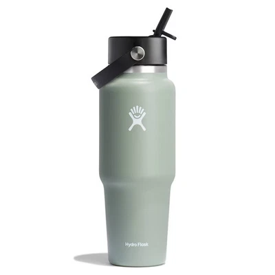 Botella de agua de viaje Hydro Flask 32 oz boca ancha flexible pajita Foto 1 de 4