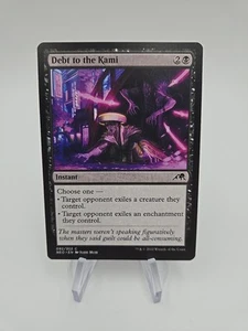 Debt to the Kami - Kamigawa: Neon Dynasty - MTG - 092 - Common – Black – Instant - Picture 1 of 1